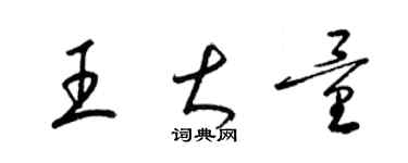 梁錦英王大量草書個性簽名怎么寫