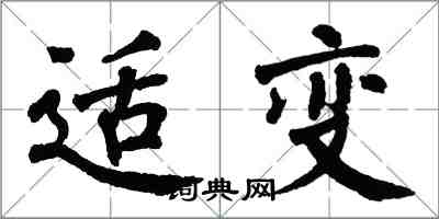 翁闓運適變楷書怎么寫