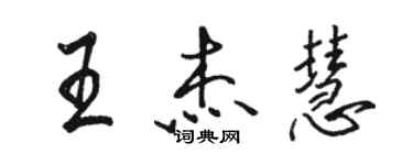 駱恆光王傑慧行書個性簽名怎么寫