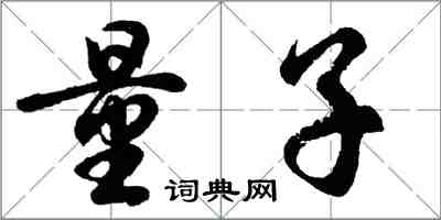 胡問遂量子行書怎么寫