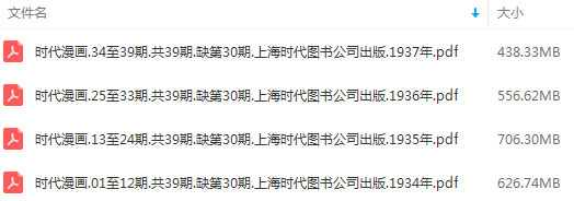 【PDF高清】漫畫雜誌《時代漫畫》39期下載_2.27G_資源下載