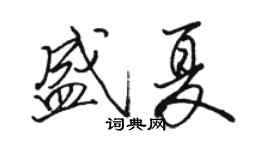 駱恆光盛夏行書個性簽名怎么寫