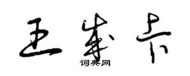 曾慶福王成卡草書個性簽名怎么寫