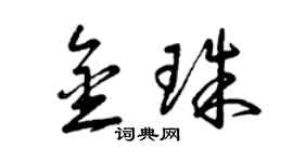 曾慶福金珠草書個性簽名怎么寫