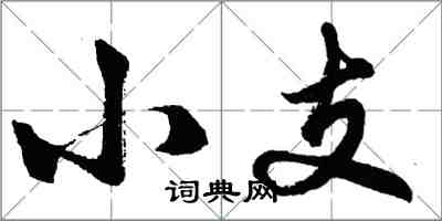 胡問遂小支行書怎么寫