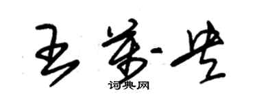 朱錫榮王萬央草書個性簽名怎么寫