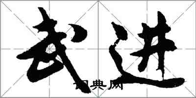 胡問遂武進行書怎么寫