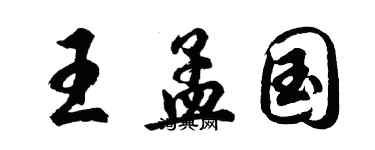 胡問遂王孟國行書個性簽名怎么寫