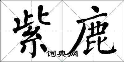 翁闓運紫鹿楷書怎么寫