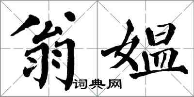 翁闓運翁媼楷書怎么寫