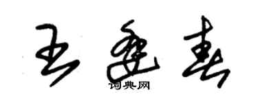 朱錫榮王逢春草書個性簽名怎么寫