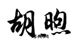 胡問遂胡煦行書個性簽名怎么寫