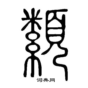 說文解字寫的纇