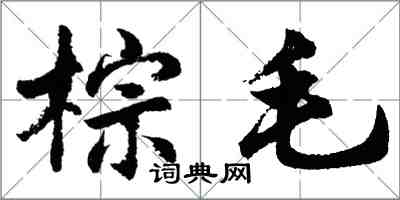 胡問遂棕毛行書怎么寫