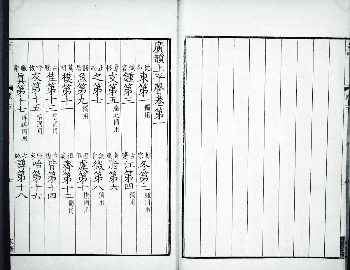 廣韻掃描版第1卷 第14頁