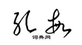 梁錦英孔敏草書個性簽名怎么寫