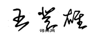 朱錫榮王登雄草書個性簽名怎么寫