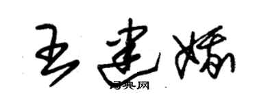 朱錫榮王建娥草書個性簽名怎么寫
