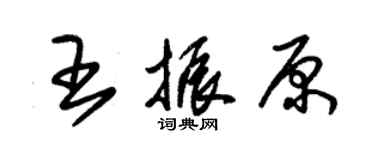 朱錫榮王振原草書個性簽名怎么寫