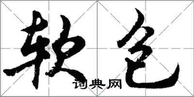 胡問遂軟包行書怎么寫