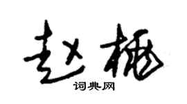 朱錫榮趙桃草書個性簽名怎么寫