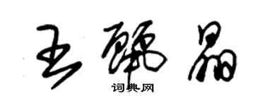 朱錫榮王麗晶草書個性簽名怎么寫