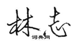 駱恆光林志行書個性簽名怎么寫