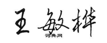 駱恆光王敏樺行書個性簽名怎么寫