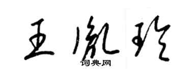 梁錦英王胤玲草書個性簽名怎么寫