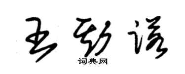 朱錫榮王斯諾草書個性簽名怎么寫