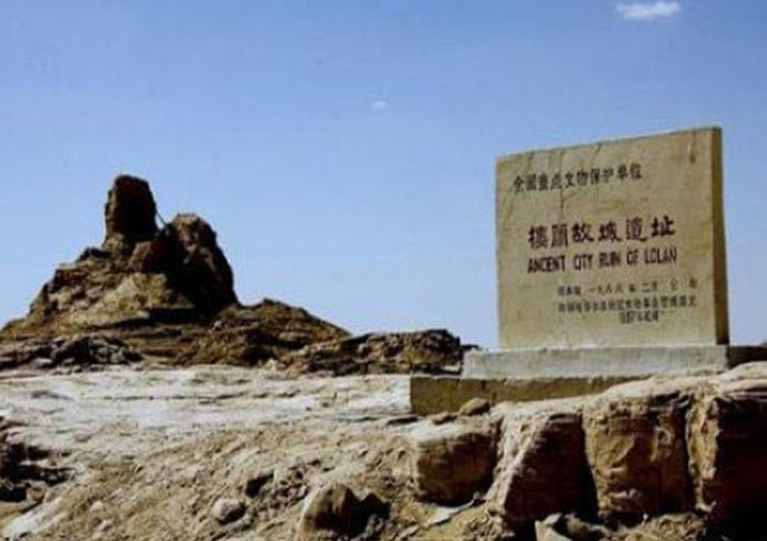 樓蘭古國消失的原因 樓蘭古城復原圖