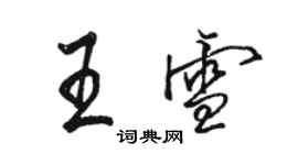 駱恆光王雪行書個性簽名怎么寫