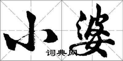 胡問遂小婆行書怎么寫