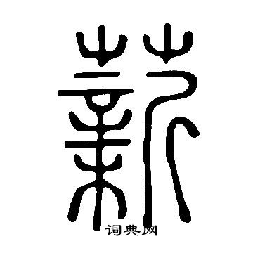 說文解字寫的薪