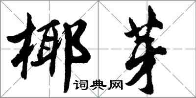 胡問遂椰芽行書怎么寫