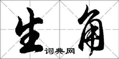 胡問遂生角行書怎么寫