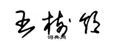 朱錫榮王樹領草書個性簽名怎么寫