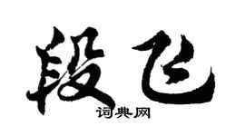 胡問遂段飛行書個性簽名怎么寫