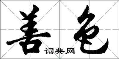 胡問遂善色行書怎么寫