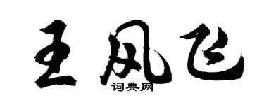 胡問遂王風飛行書個性簽名怎么寫