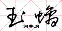 朱錫榮玉螭草書怎么寫