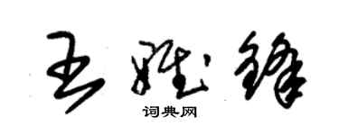 朱錫榮王雅鋒草書個性簽名怎么寫