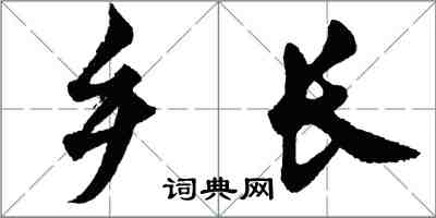 胡問遂鄉長行書怎么寫