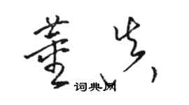 駱恆光董真草書個性簽名怎么寫