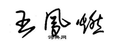 朱錫榮王鳳燃草書個性簽名怎么寫