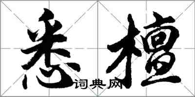 胡問遂悉檀行書怎么寫