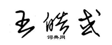 朱錫榮王皓或草書個性簽名怎么寫