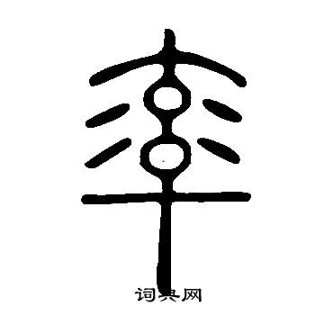 說文解字寫的率