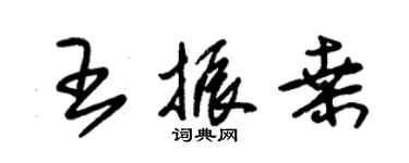 朱錫榮王振桑草書個性簽名怎么寫