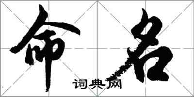 胡問遂命名行書怎么寫